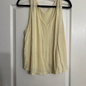 Pact Women's Light Yellow Tank Top